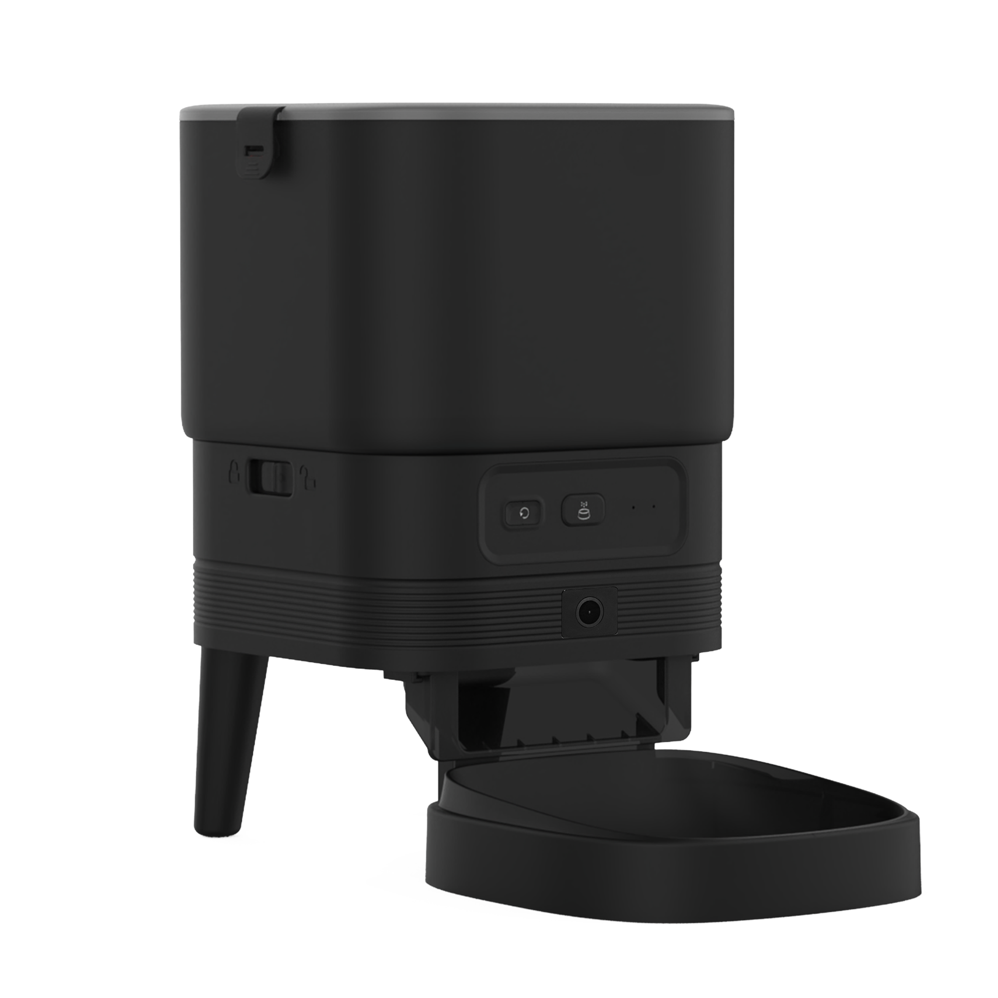 Hranitor Automat pentru Pisici si Caini cu WiFi, Camera Video si Audio