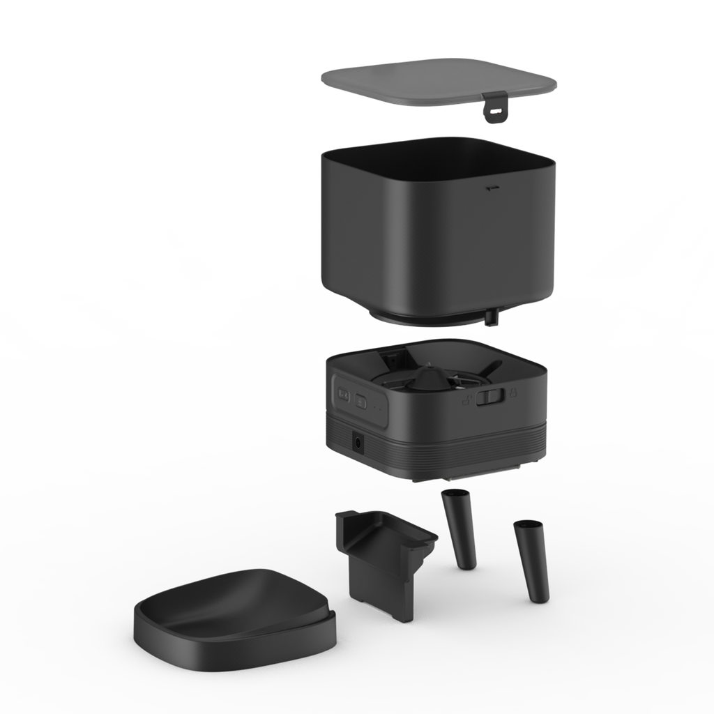 Hranitor Automat pentru Pisici si Caini cu WiFi, Camera Video si Audio